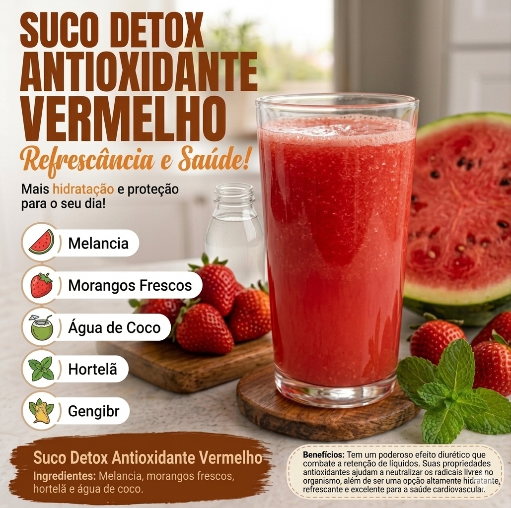 Detox Antioxidante Vermelho