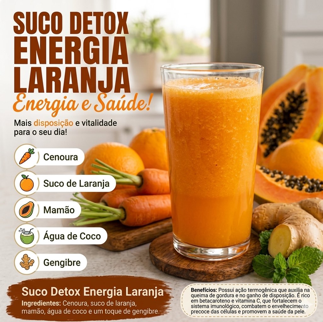 Detox Energia Laranja