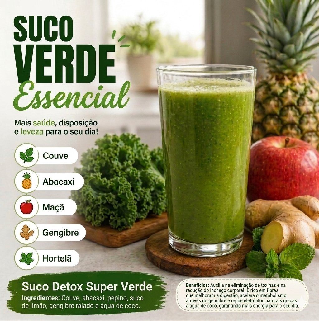 Suco Detox Super Verde